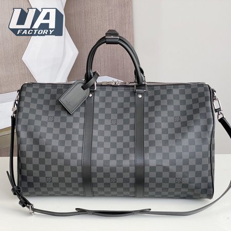 keepall bandouliere damier graphite 45 black/graphite