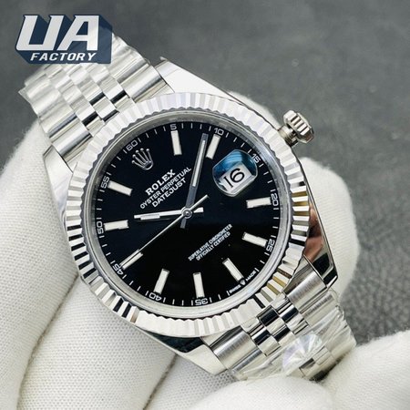 Rolex Datejust White Black 41mm