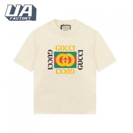 GG KIDS' COTTON T-SHIRT WITH GUCCI LOGO