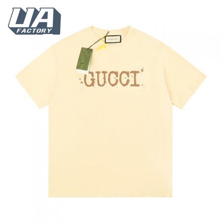 Gucci Autumn And Summer Foam Printing Limited New T-shirt