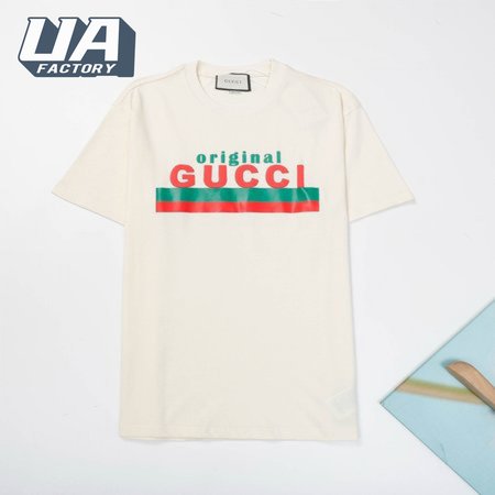 ORIGINAL GUCCI' PRINT OVERSIZE T-SHIRT Beige