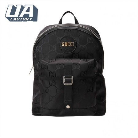 Gucci Off The Gird Backpack Black GG Nylon - GBP002