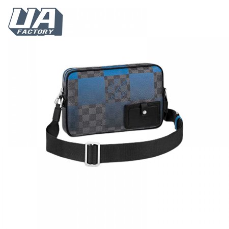 alpha messenger damier graphite canvas lmb063