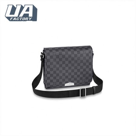 district pm damier graphite canvas n40349