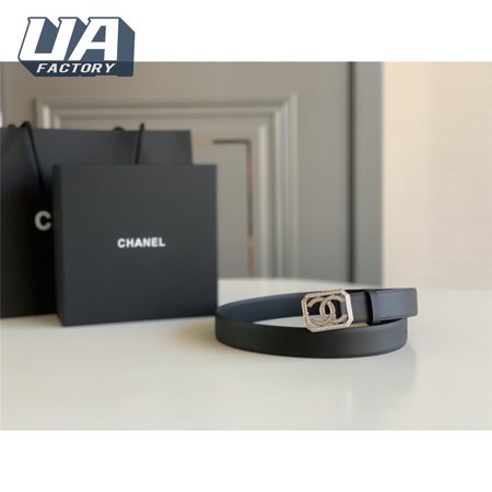 chanel logo classic belt