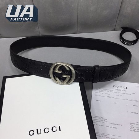 gucci belt 40mm Silver