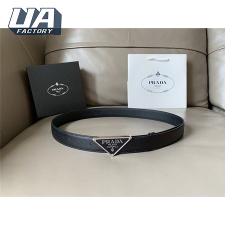 Prada saffiano 30mm leather belt