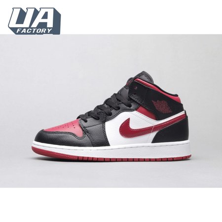 Air Jordan 1 Mid Bred Toe 36-46