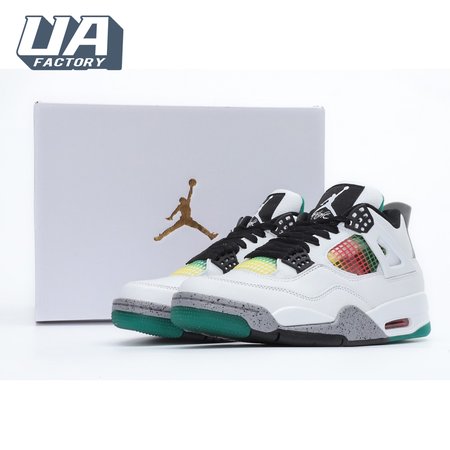 Nike Air Jordan 4 Retro Lucid Green Rasta SP36-46