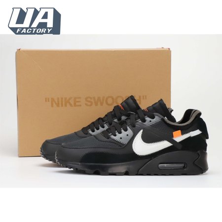 Nike OFF-WHITE x Air Max 90 White Black 40-46