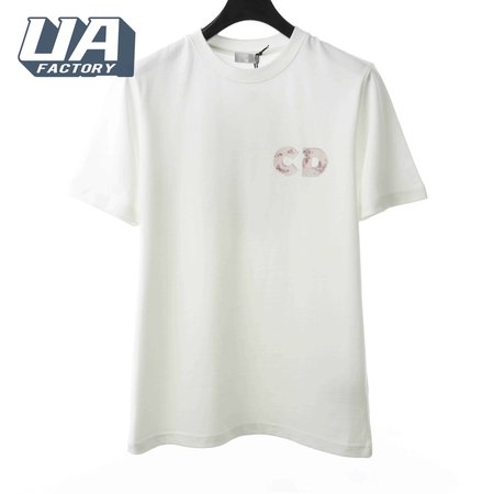 DIOR COUPLE BASKETBALL TIGHT-KNIT T-SHIRT