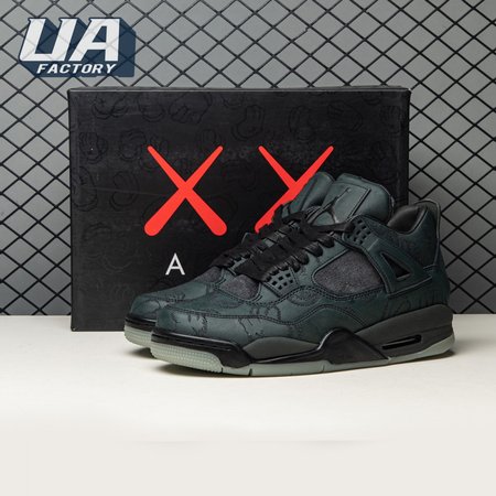 Jordan 4 Retro Kaws Black 930155-001 Size 40-46