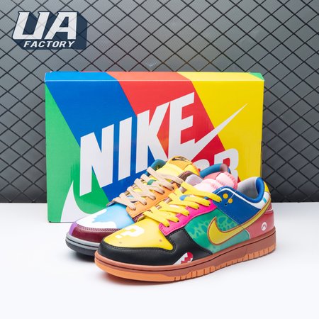 Nike Dunk Low What the Super Mario Custom Size 40-48.5