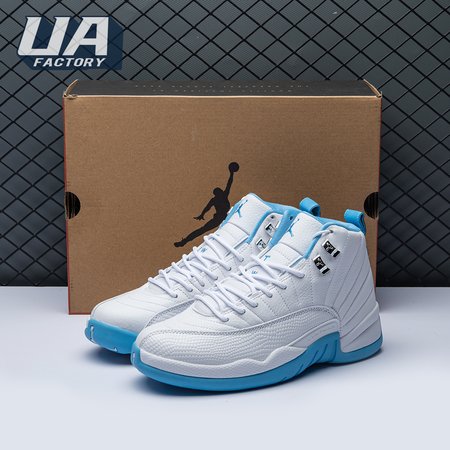 Jordan 12 Retro White University Blue (2004) (Women's) 308243-142 Size 40-47.5