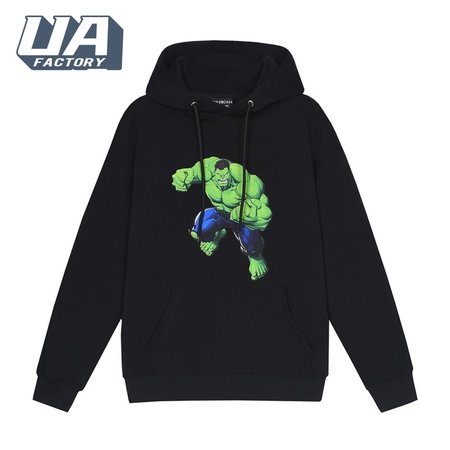 Balenciaga The Hulk Hoodie (B13) Black