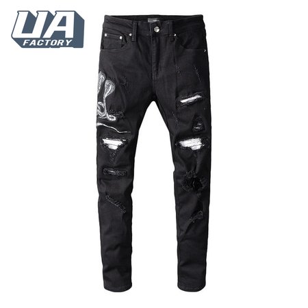 Amiri Cobra Jeans Black