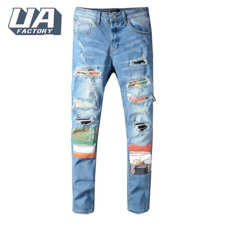 Amiri Design Jeans Blue