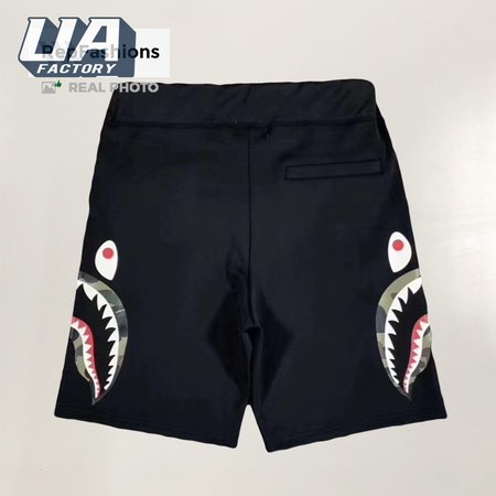 Bape Side Shark Sweat Shorts