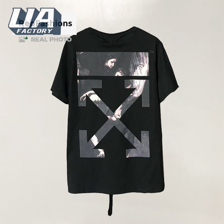 Off White Caravaggio Diag Arrow Tee