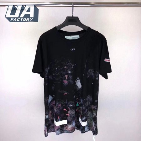 Off White Galaxy Brushed Tee