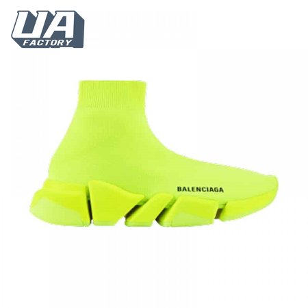 BALENCIAGA MEN'S SPEED 2.0 SNEAKER IN YELLOW - BB140