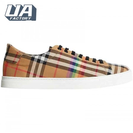 BURBERRY RAINBOW VINTAGE CHECK TRAINERS - BBR15