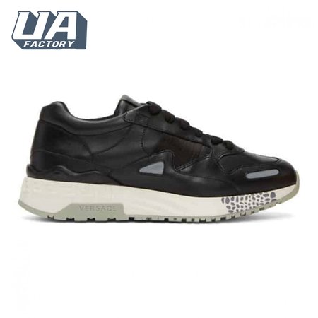 VERSACE BLACK RUNNER SNEAKERS - VS18